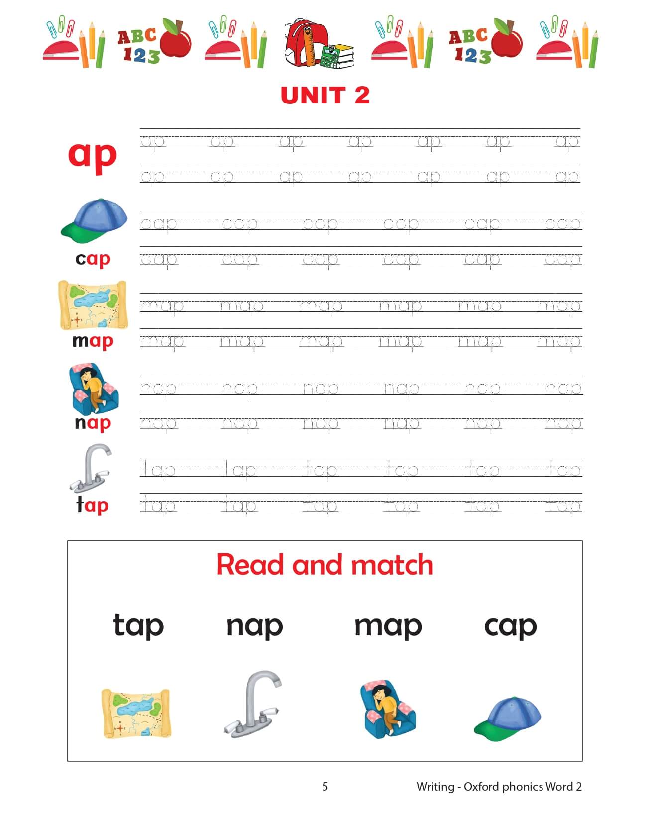 Oxford Phonics World Tập 2 Writing