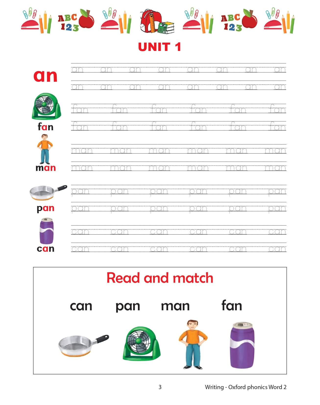 Oxford Phonics World Tập 2 Writing