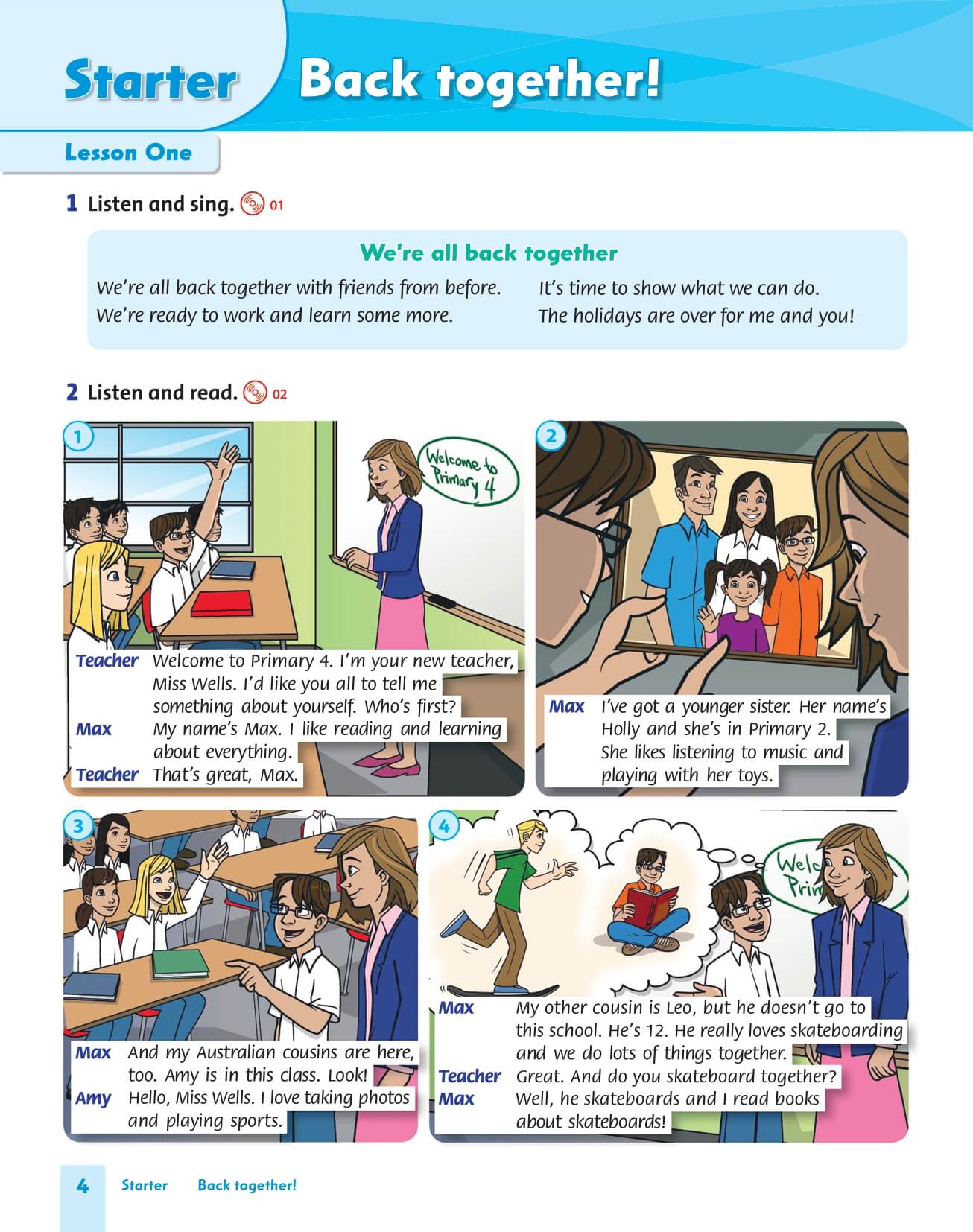 Combo 2 Sách Family and Friends 4 Class Book + Work Book