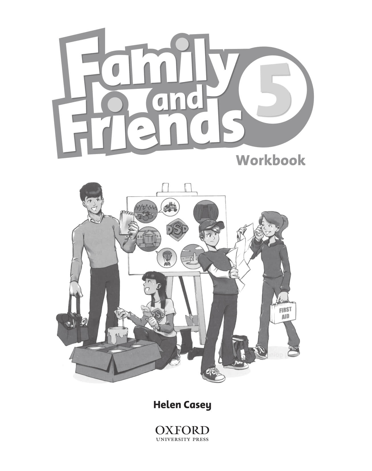 Combo 2 Sách Family and Friends 5 Class Book + Work Book