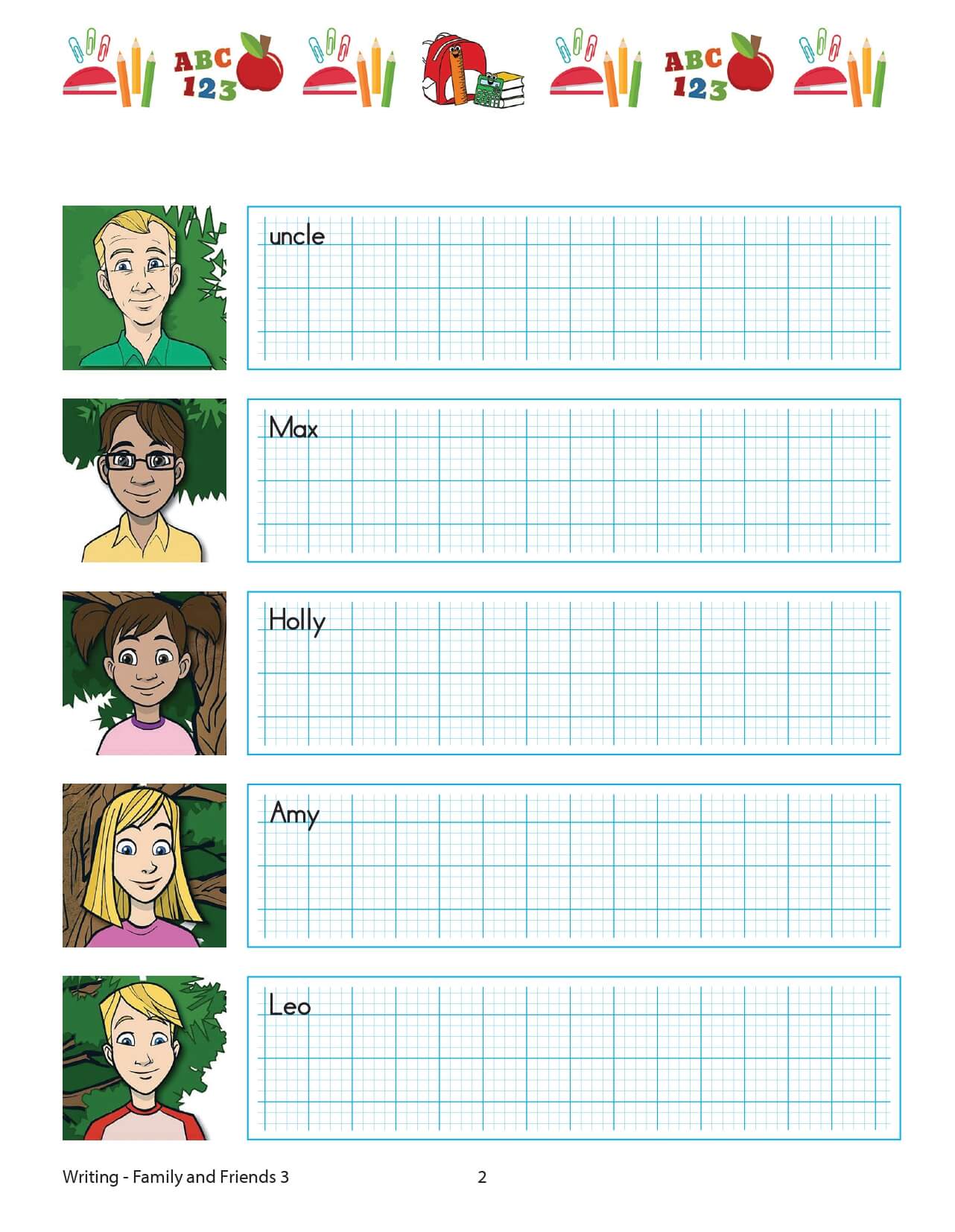 Family and Friends 3 Writing 2nd