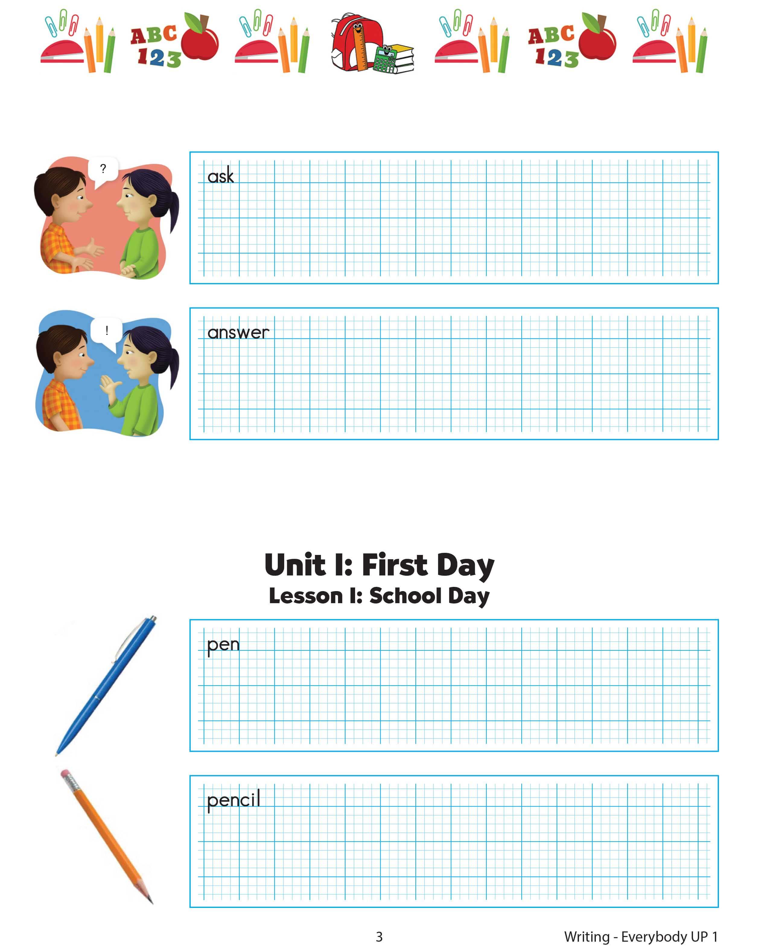 Every Body Up 2nd Writing 1