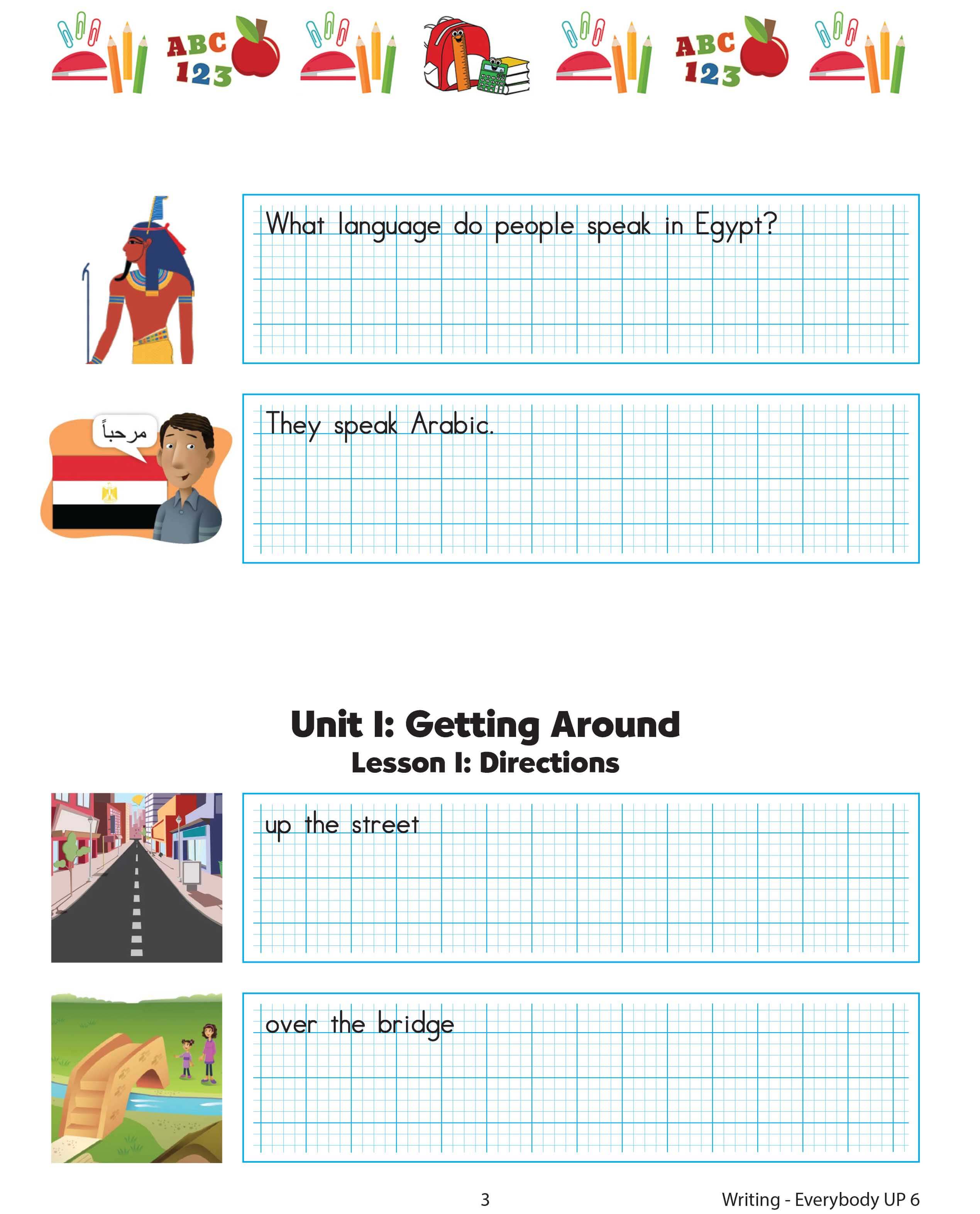 Every Body Up 2nd Tập 6 Writing