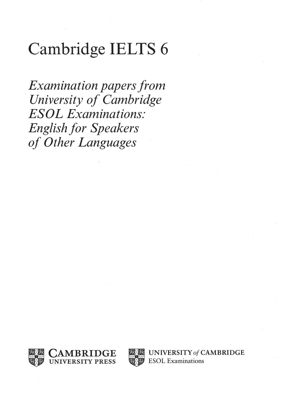 Cambridge English IELTS 6