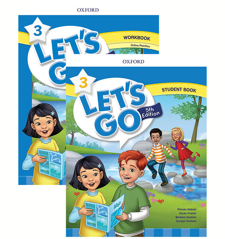 Combo 2 Sách Let's Go 5th Student Book + Work Book Tập 3