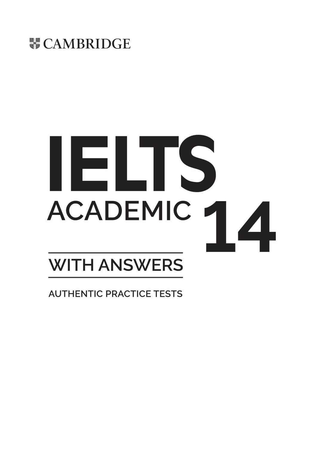 Cambridge English IELTS 14