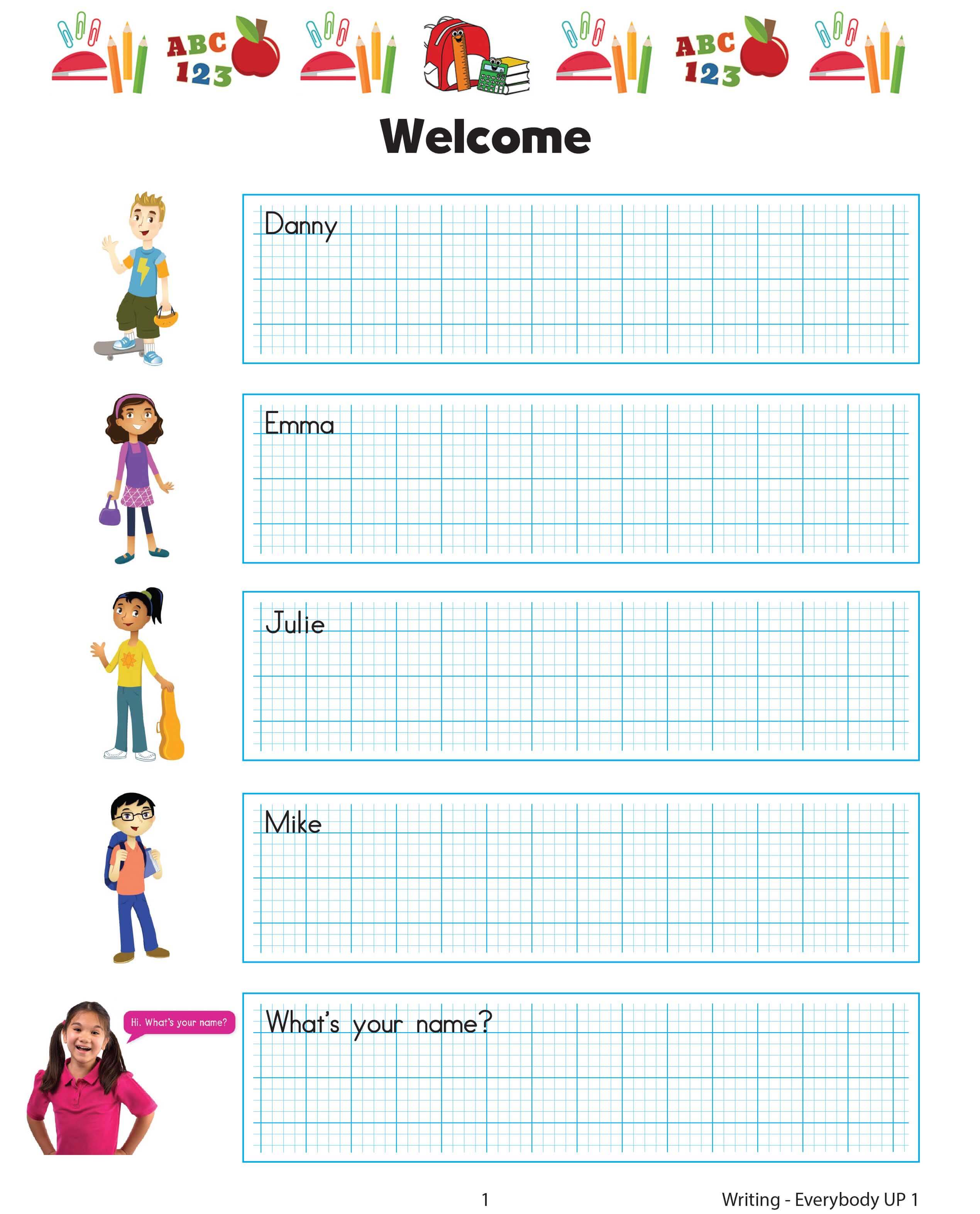 Every Body Up 2nd Writing 1