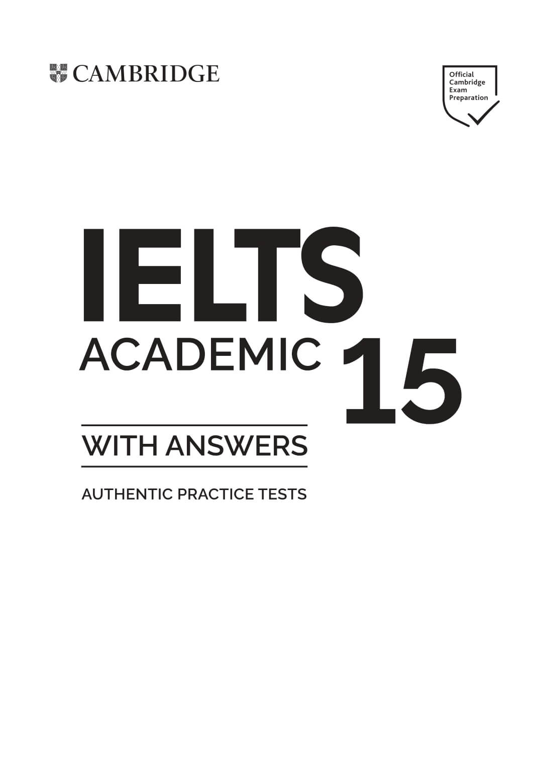 Cambridge English IELTS 15