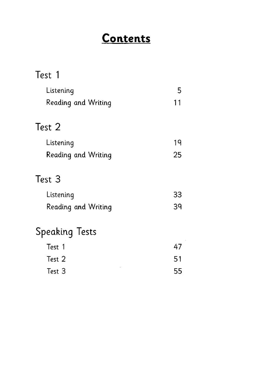 Cambridge English Starters 1-9 (gộp 9 cuốn)