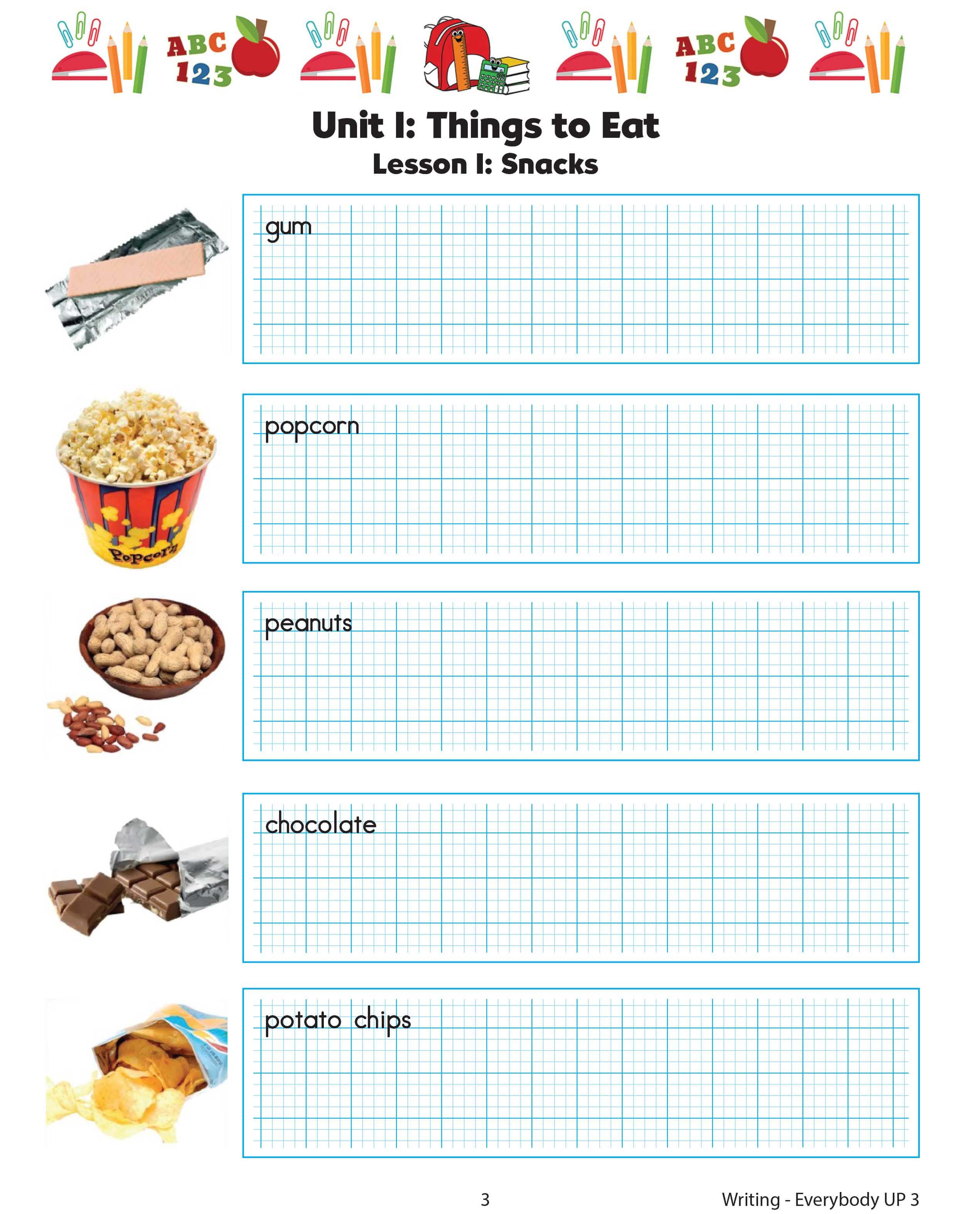 Every Body Up 2nd Tập 3 Writing