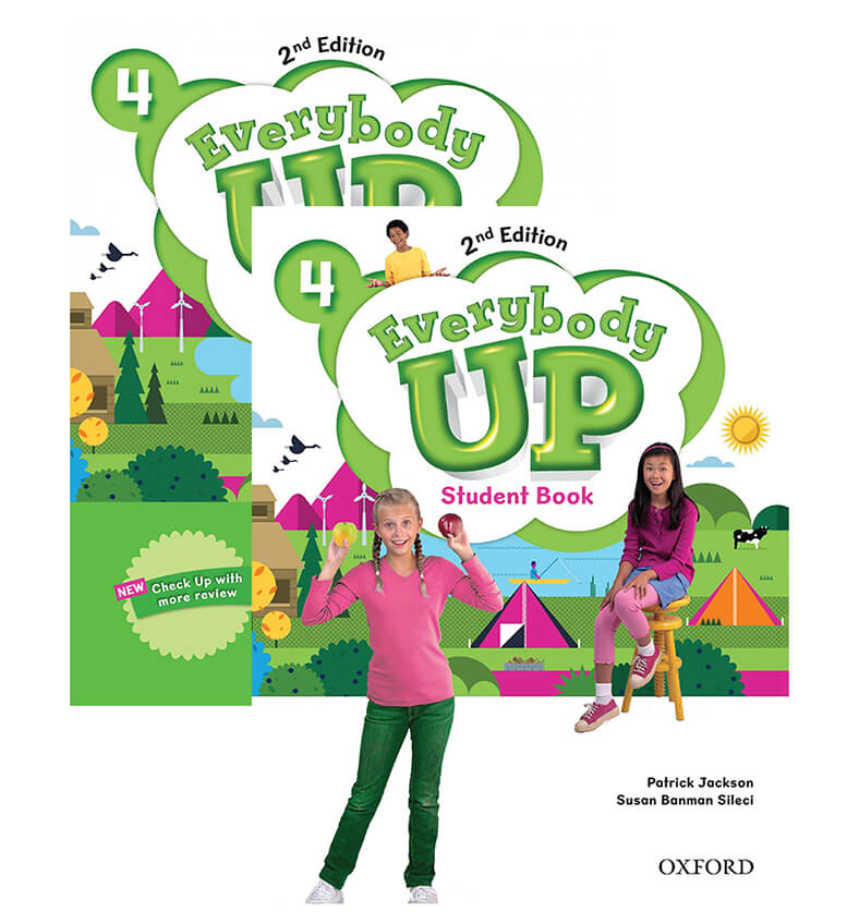 Combo 2 Sách Every Body Up 2nd Tập 4 Student Book + Work Book