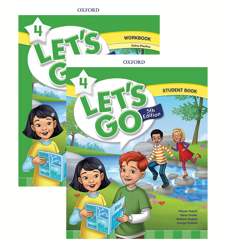 Combo 2 Sách Let's Go 5th Student Book + Work Book Tập 4