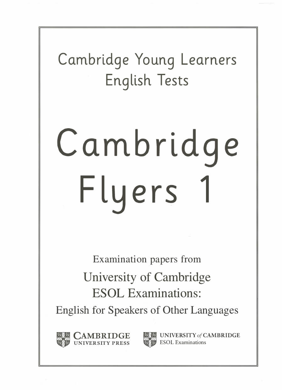 Cambridge English Flyers 1-9 (gộp 9 cuốn)