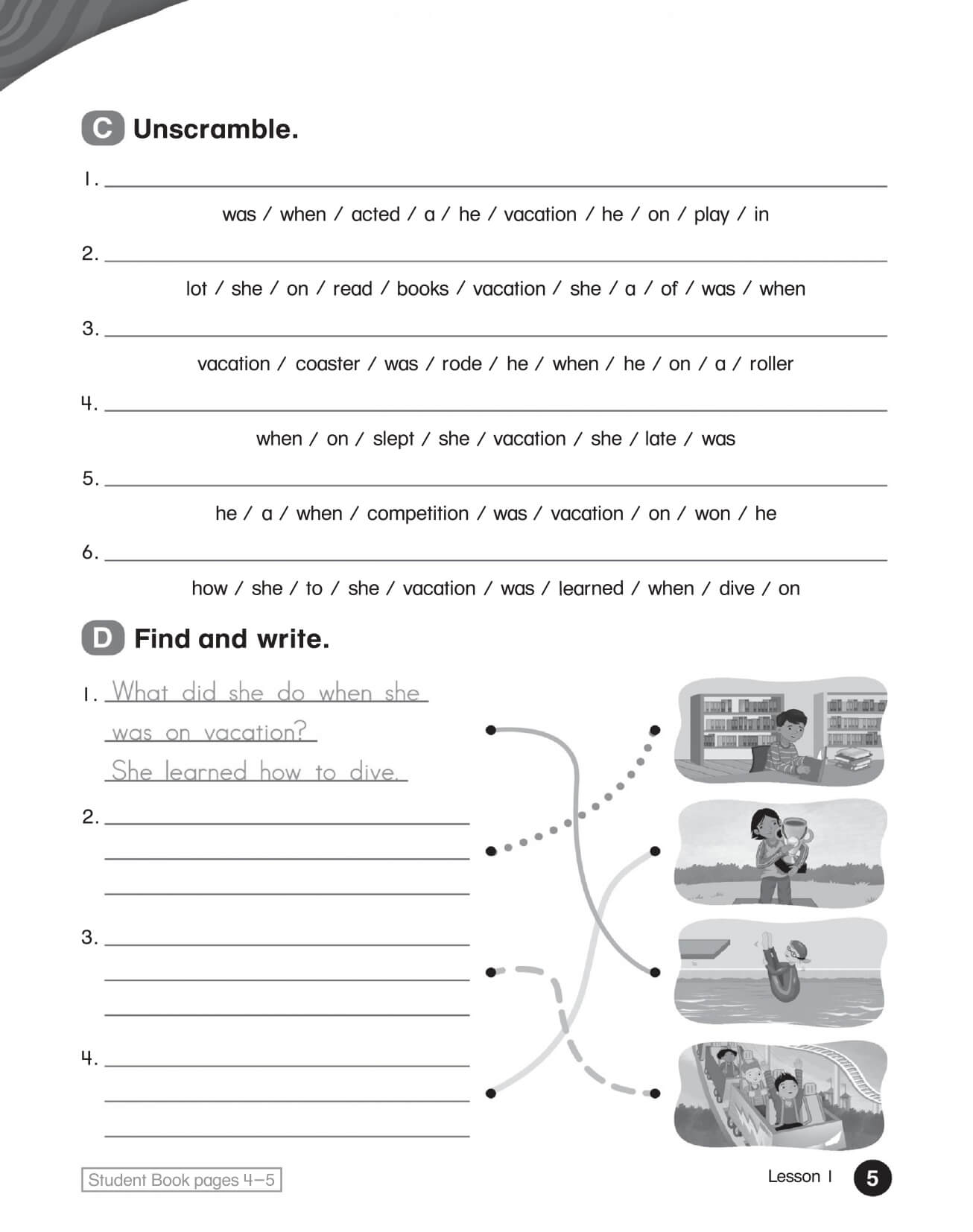 Every Body Up 2nd Tập 5 Writing