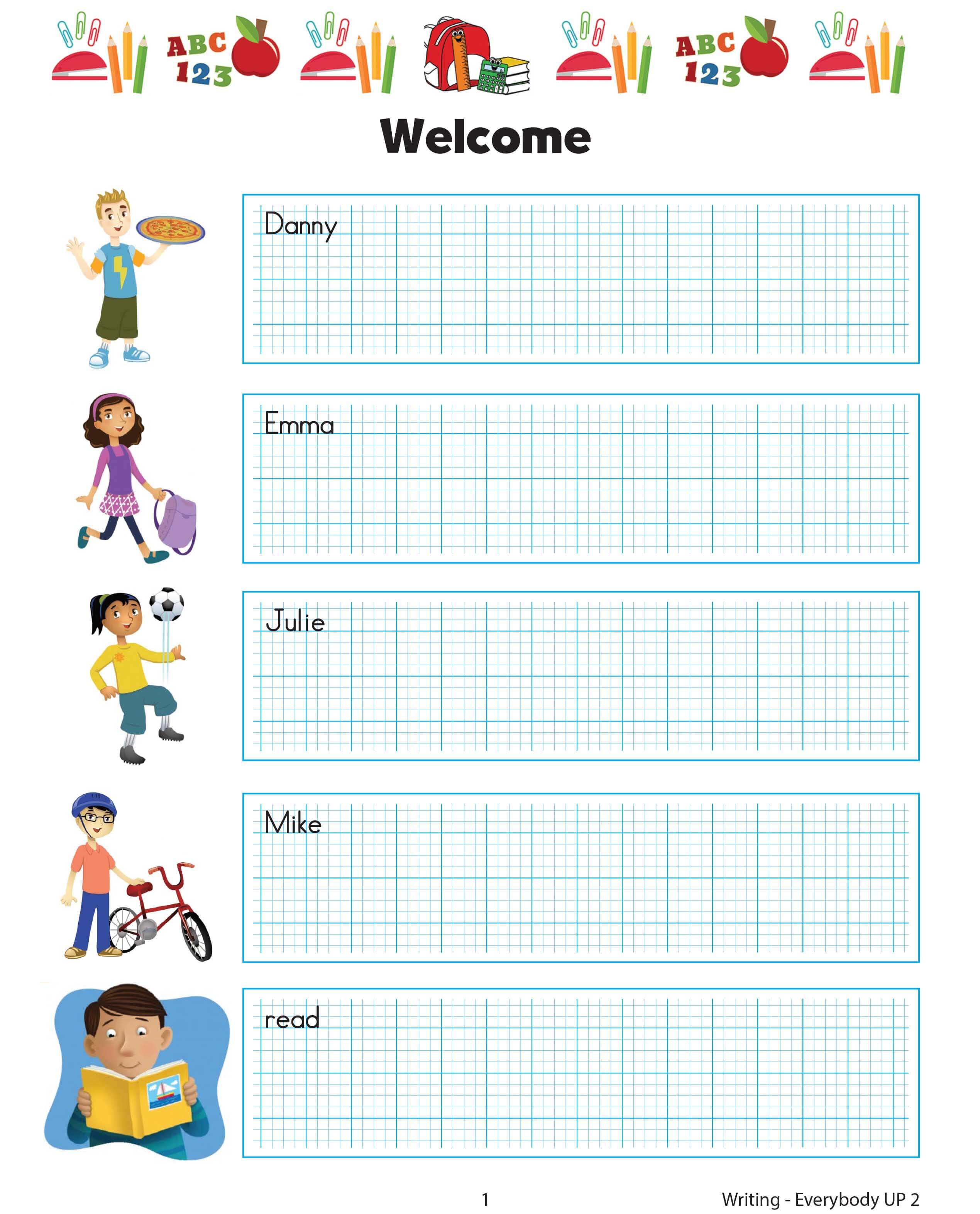 Every Body Up 2nd Tập 2 Writing