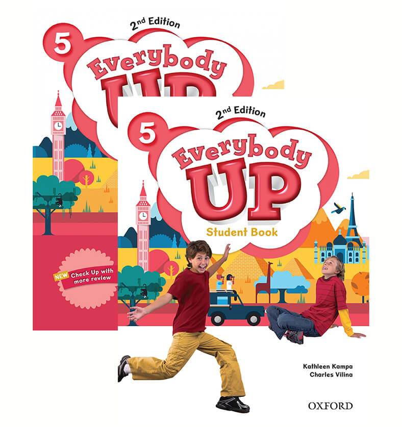 Combo 2 Sách Every Body Up 2nd Tập 5 Student Book + Work Book