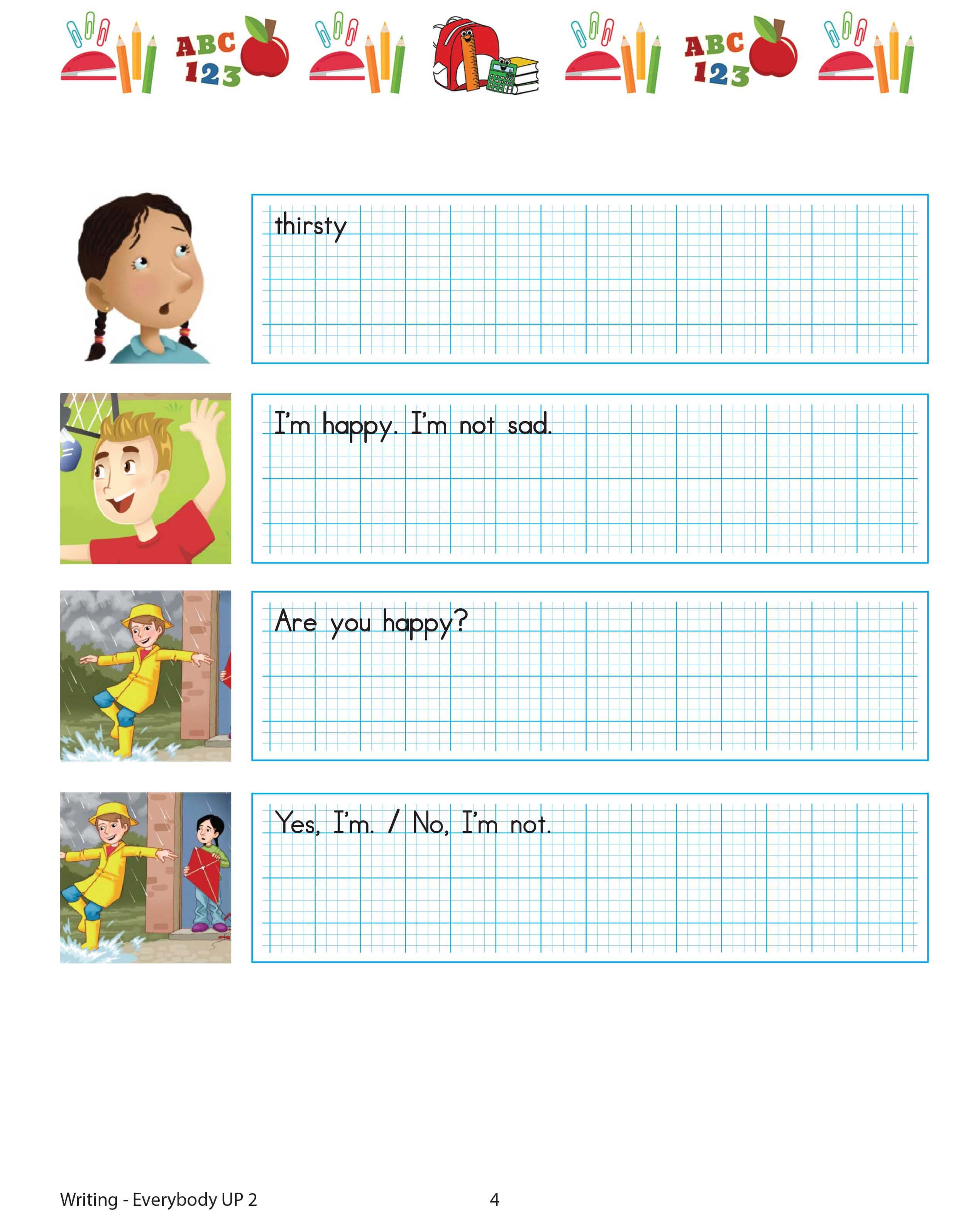 Every Body Up 2nd Tập 2 Writing