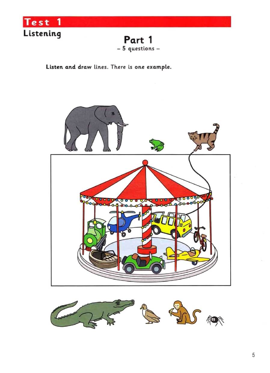 Cambridge English Starters 1-9 (gộp 9 cuốn)