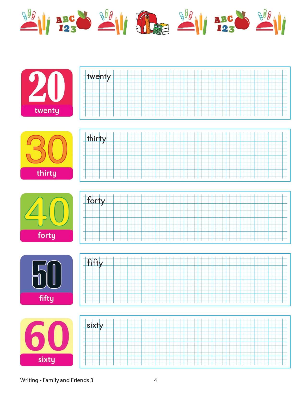 Family and Friends 3 Writing 2nd