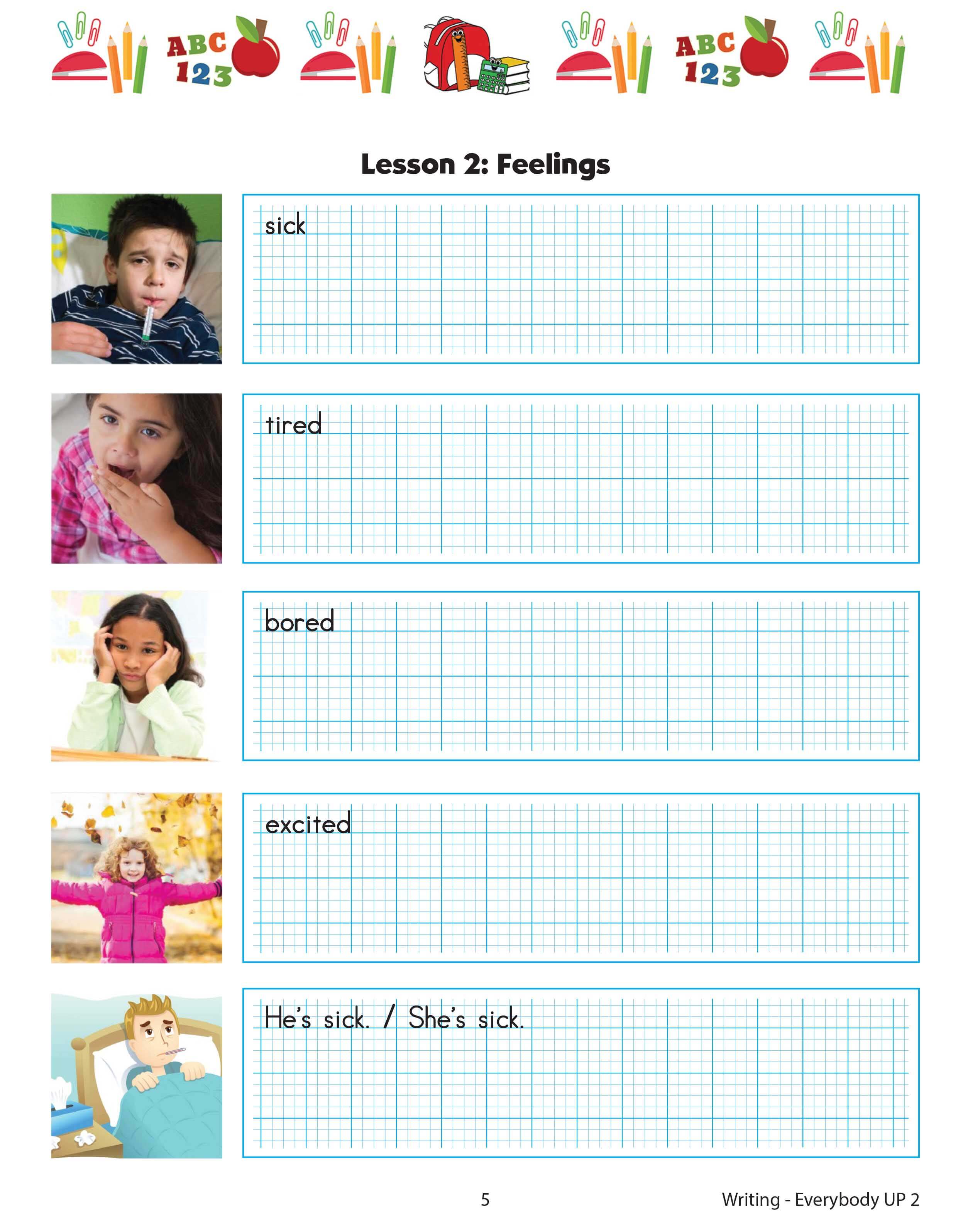 Every Body Up 2nd Tập 2 Writing