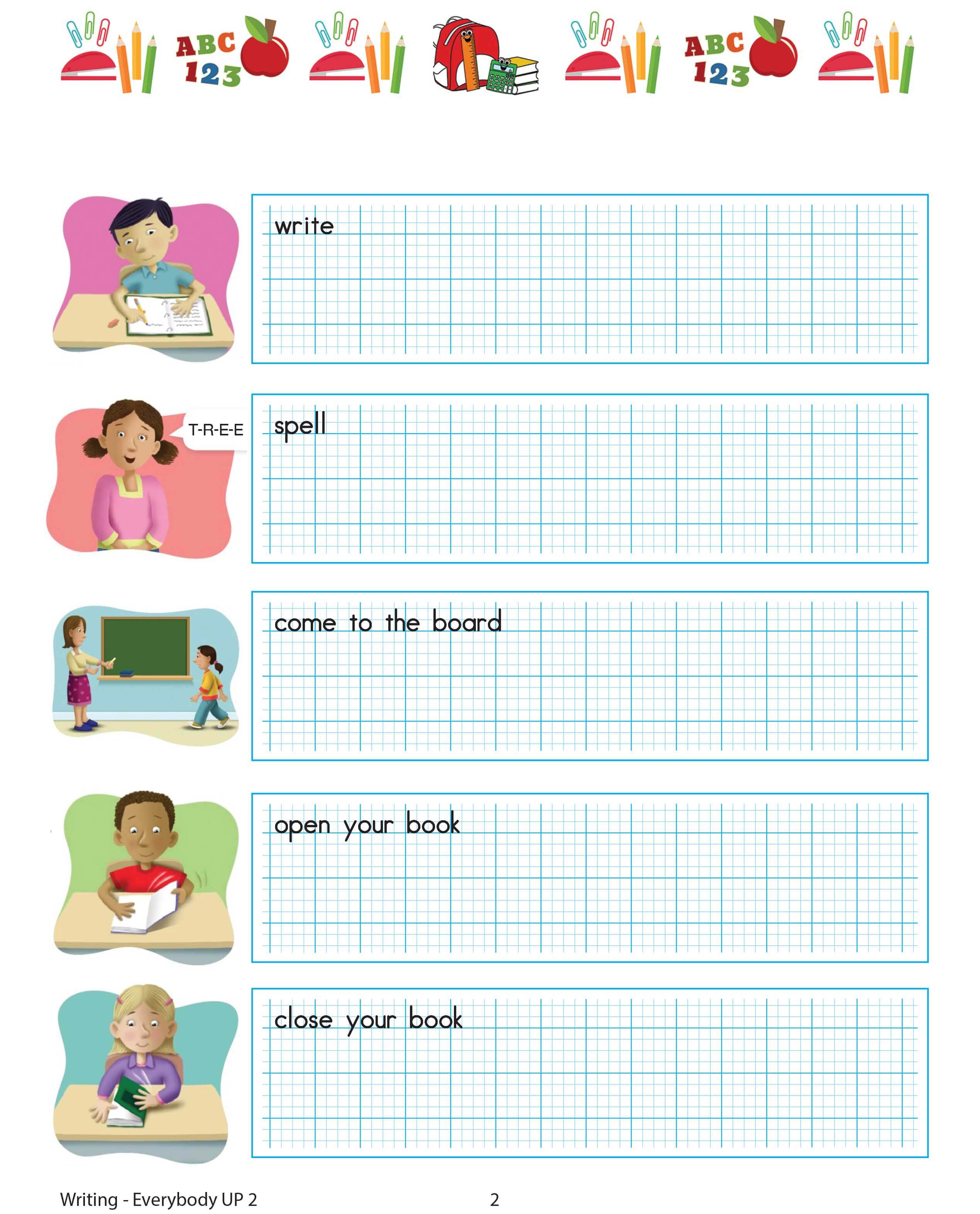 Every Body Up 2nd Tập 2 Writing