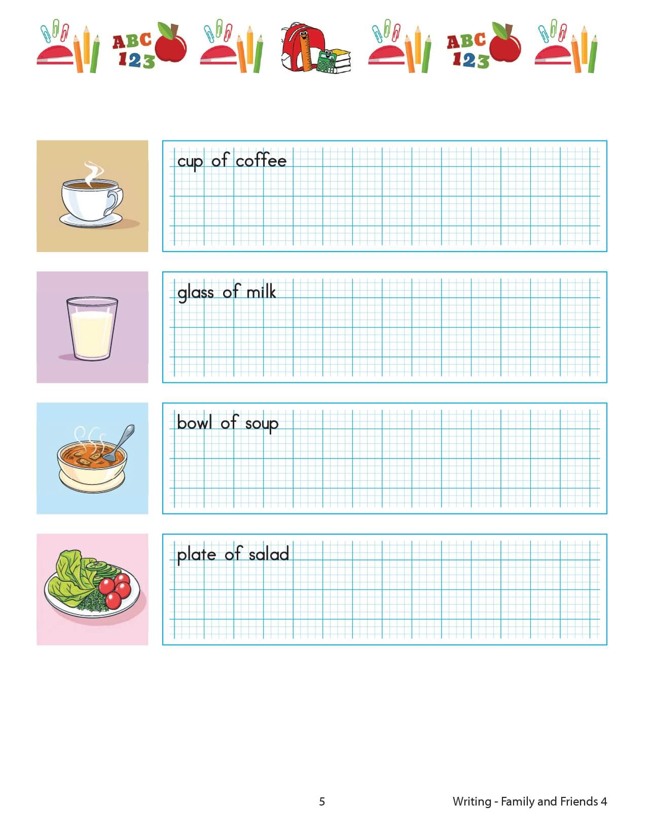 Family and Friends 4 Writing English 2nd