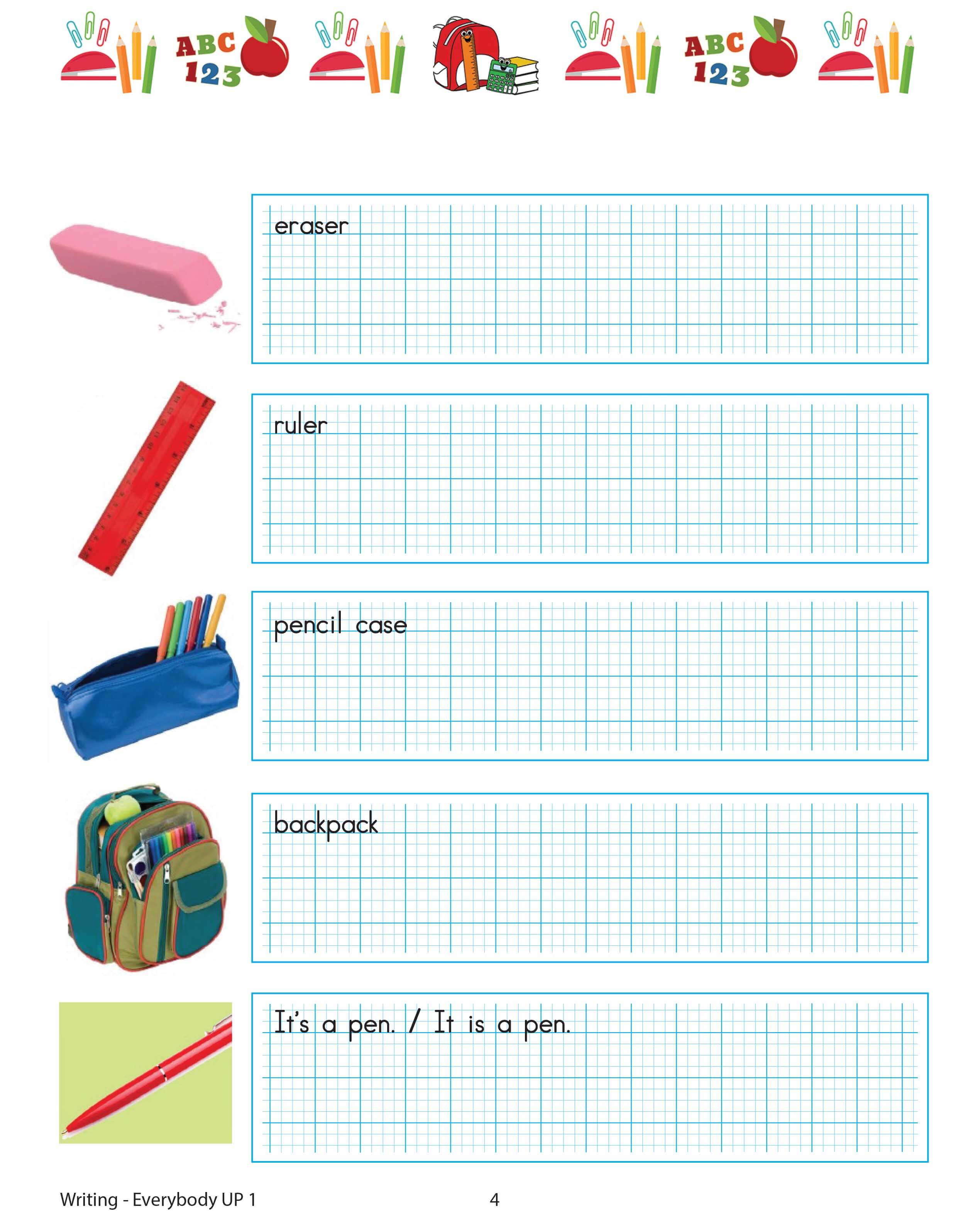 Every Body Up 2nd Writing 1