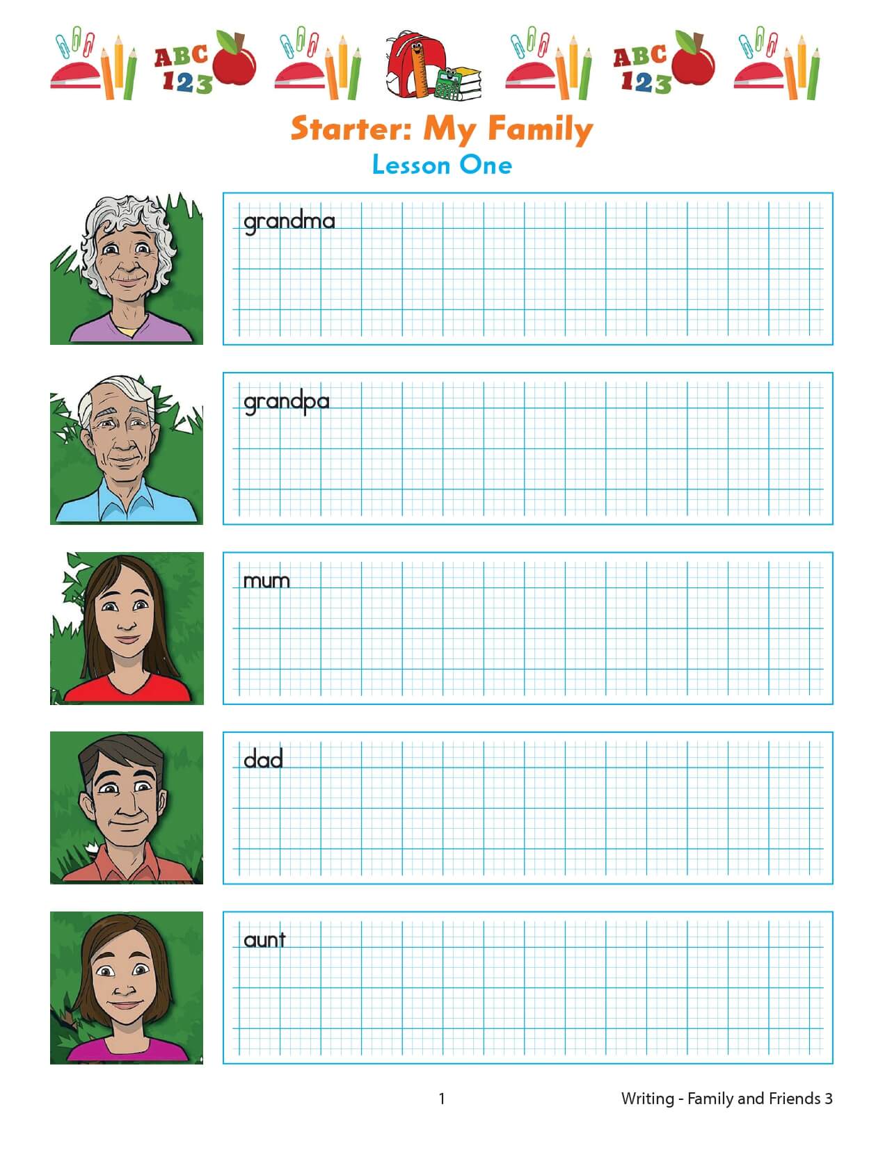 Family and Friends 3 Writing 2nd