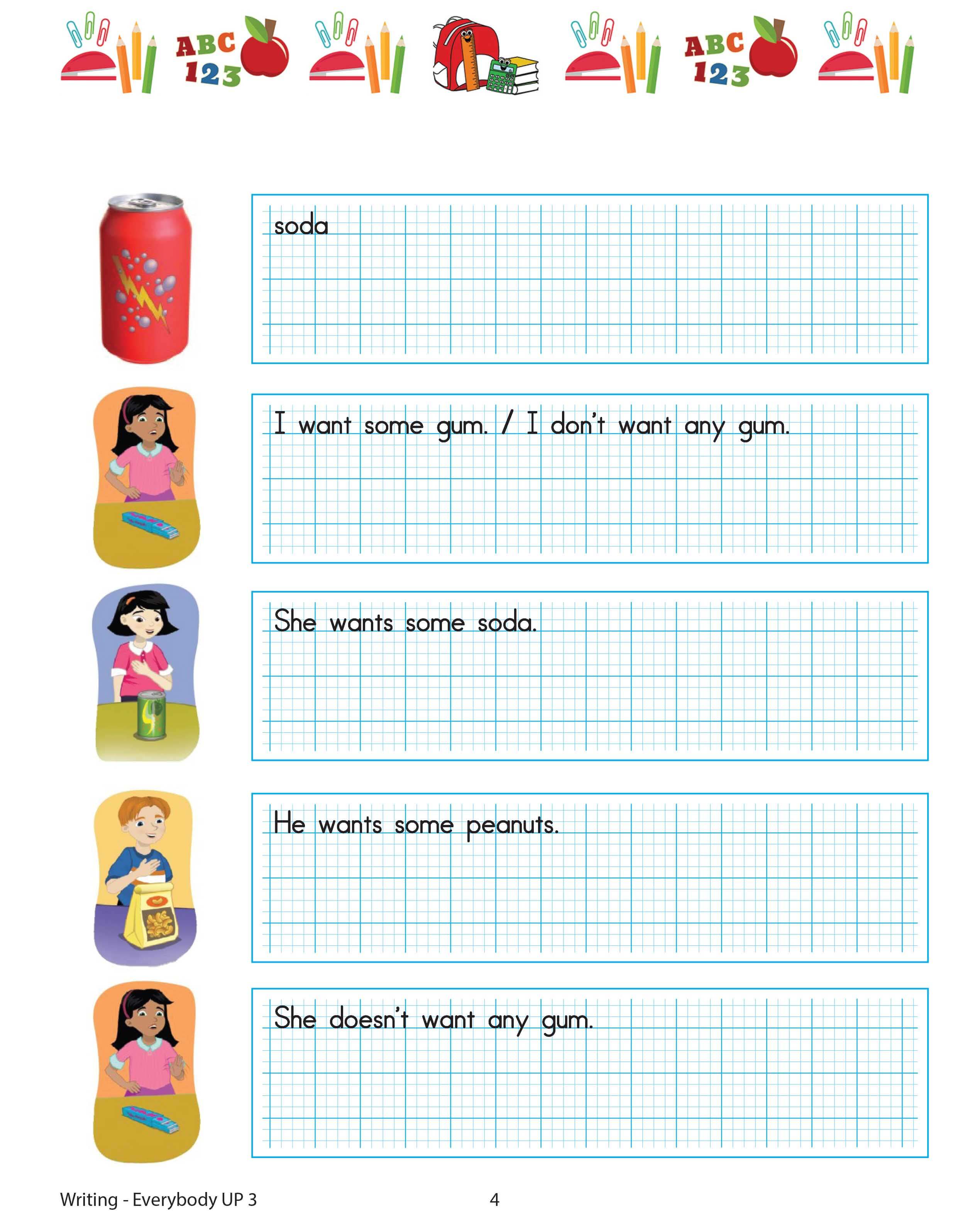 Every Body Up 2nd Tập 3 Writing