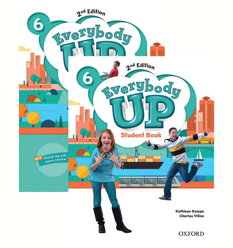 Combo 2 Sách Every Body Up 2nd Tập 6 Student Book + Work Book