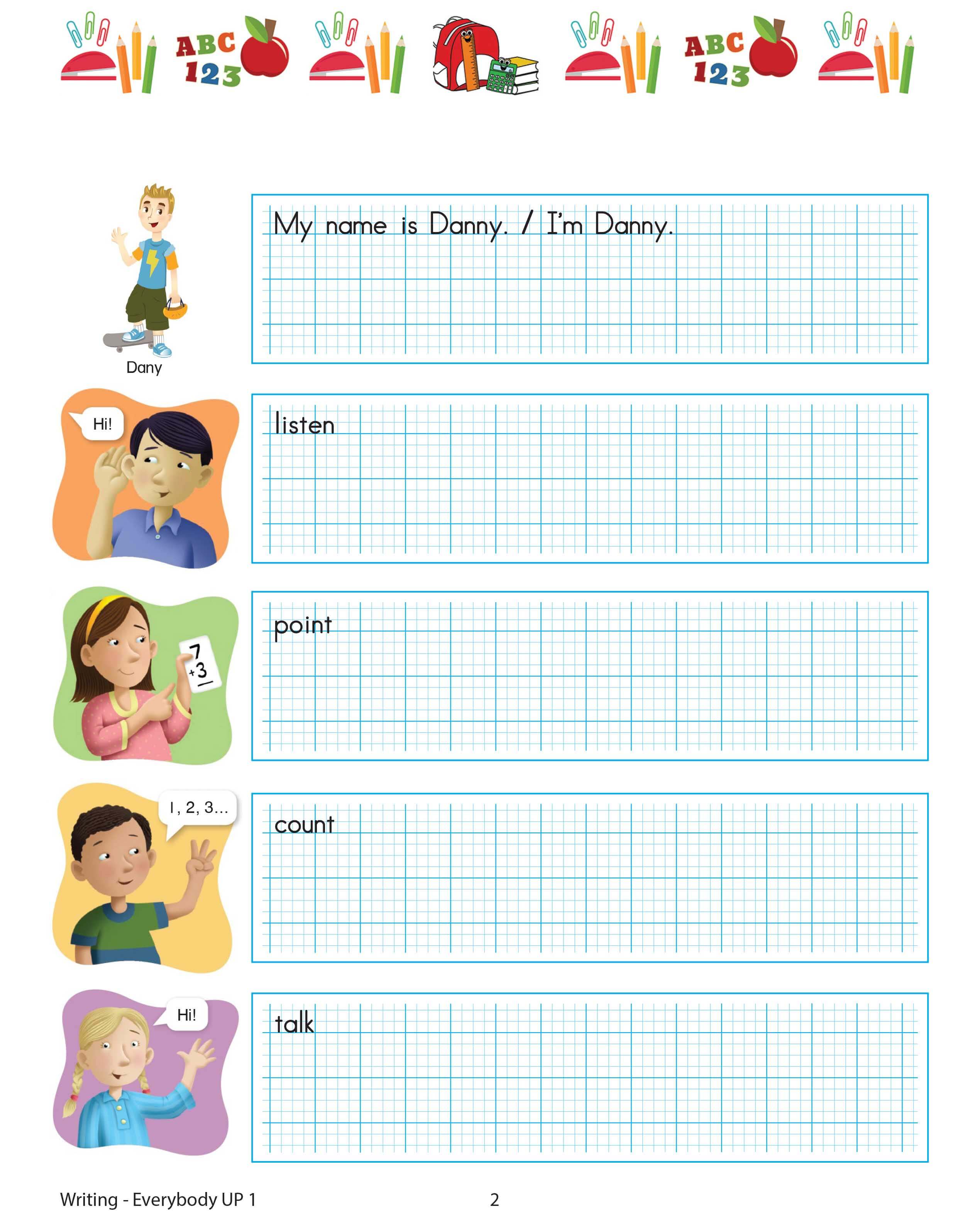 Every Body Up 2nd Writing 1