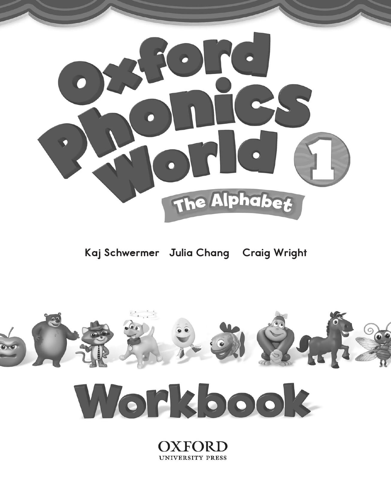 Combo 2 Sách Oxford Phonics World Tập 1 Student Book + Work Book