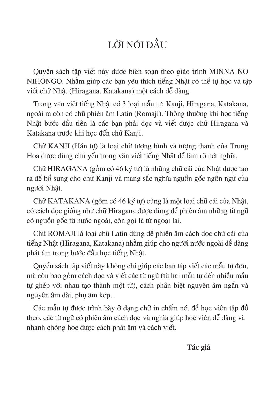 Tập Viết Tiếng Nhật