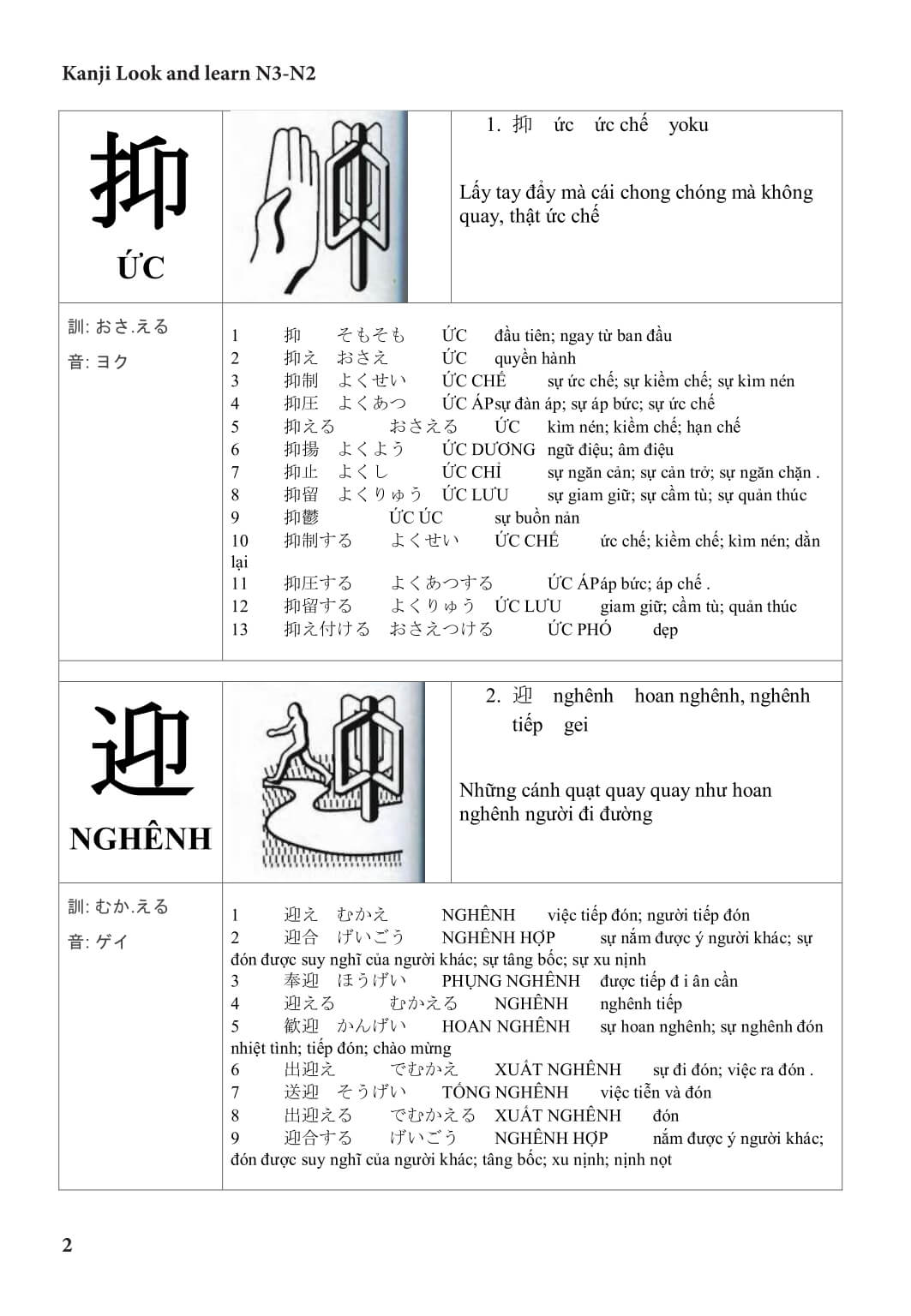 Kanji Look and Learn N3-N2
