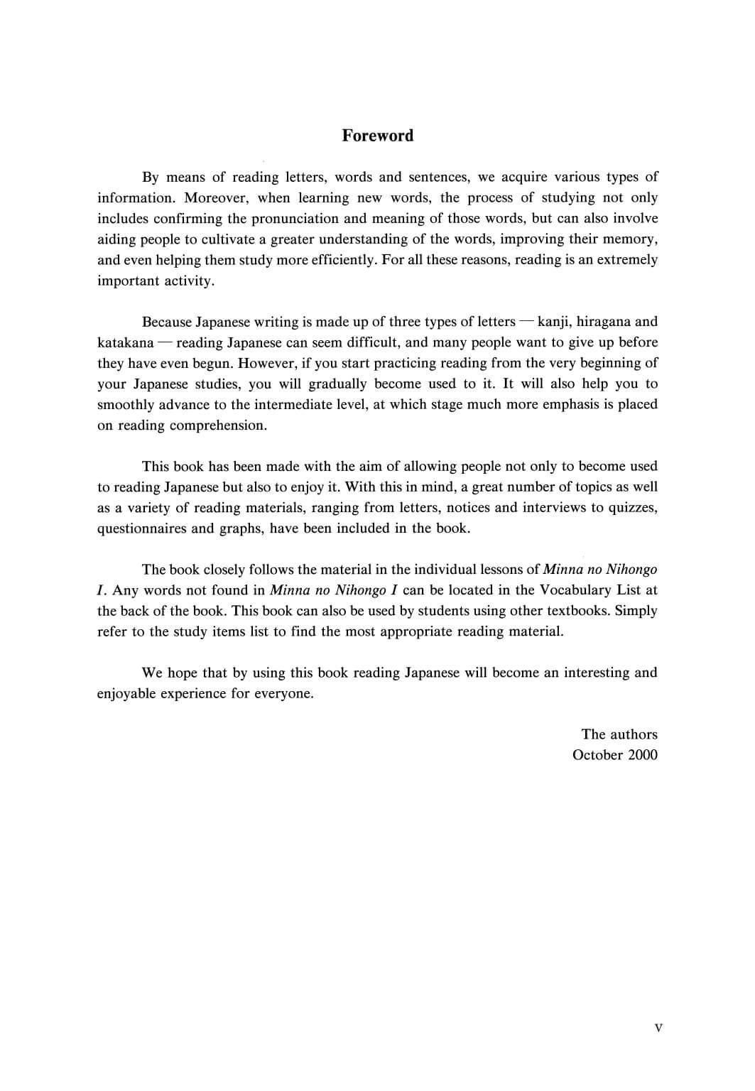 Minna No Nihongo - Sơ Cấp - 25 Bài Đọc Hiểu Tập 1 Có Đáp Án (Bản cũ)