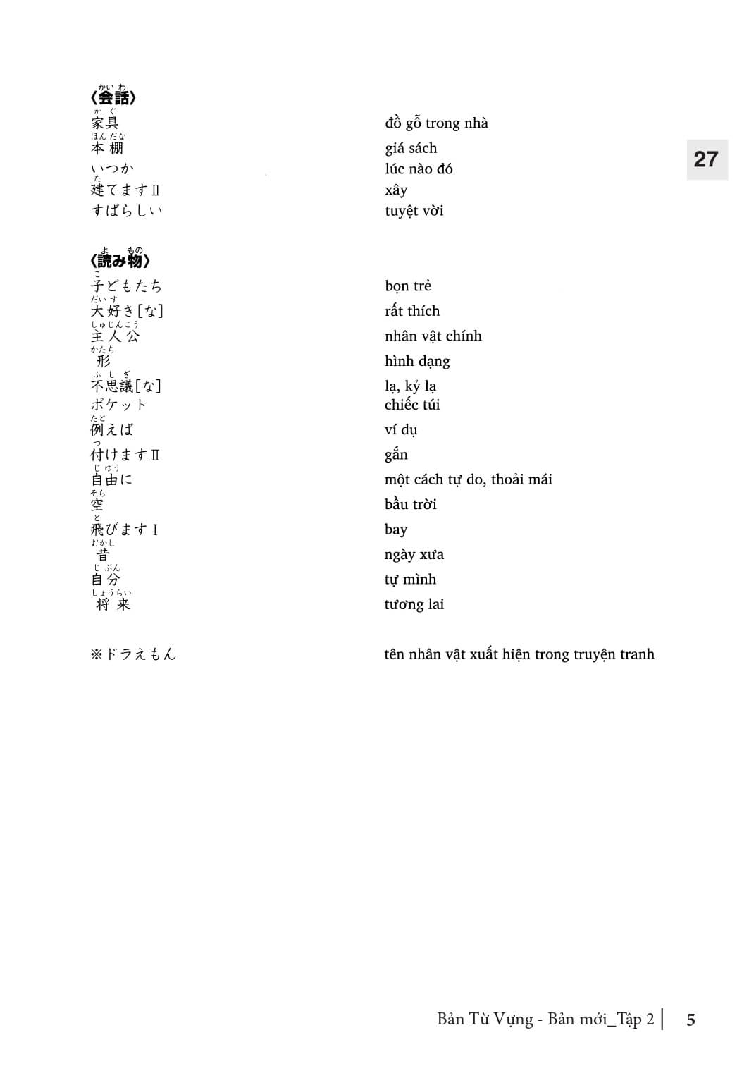 Minna No Nihongo . Bản từ mới dịch tiếng việt tập 2 (bản mới)