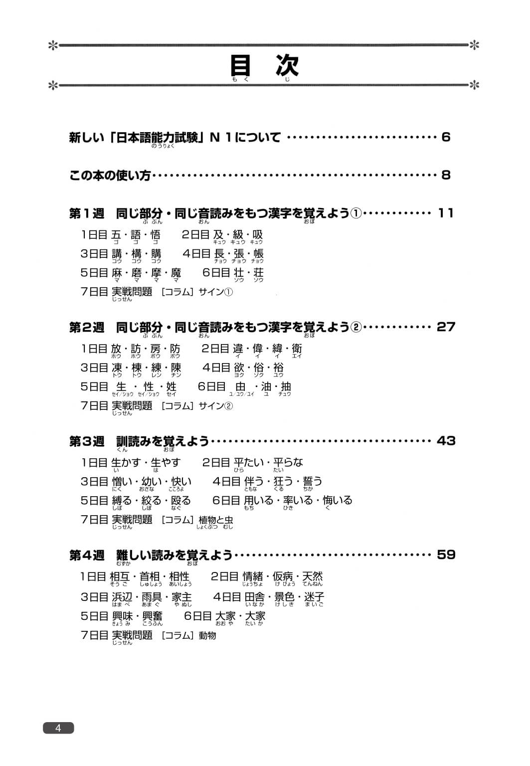 Somatome N1 - Hán Tự
