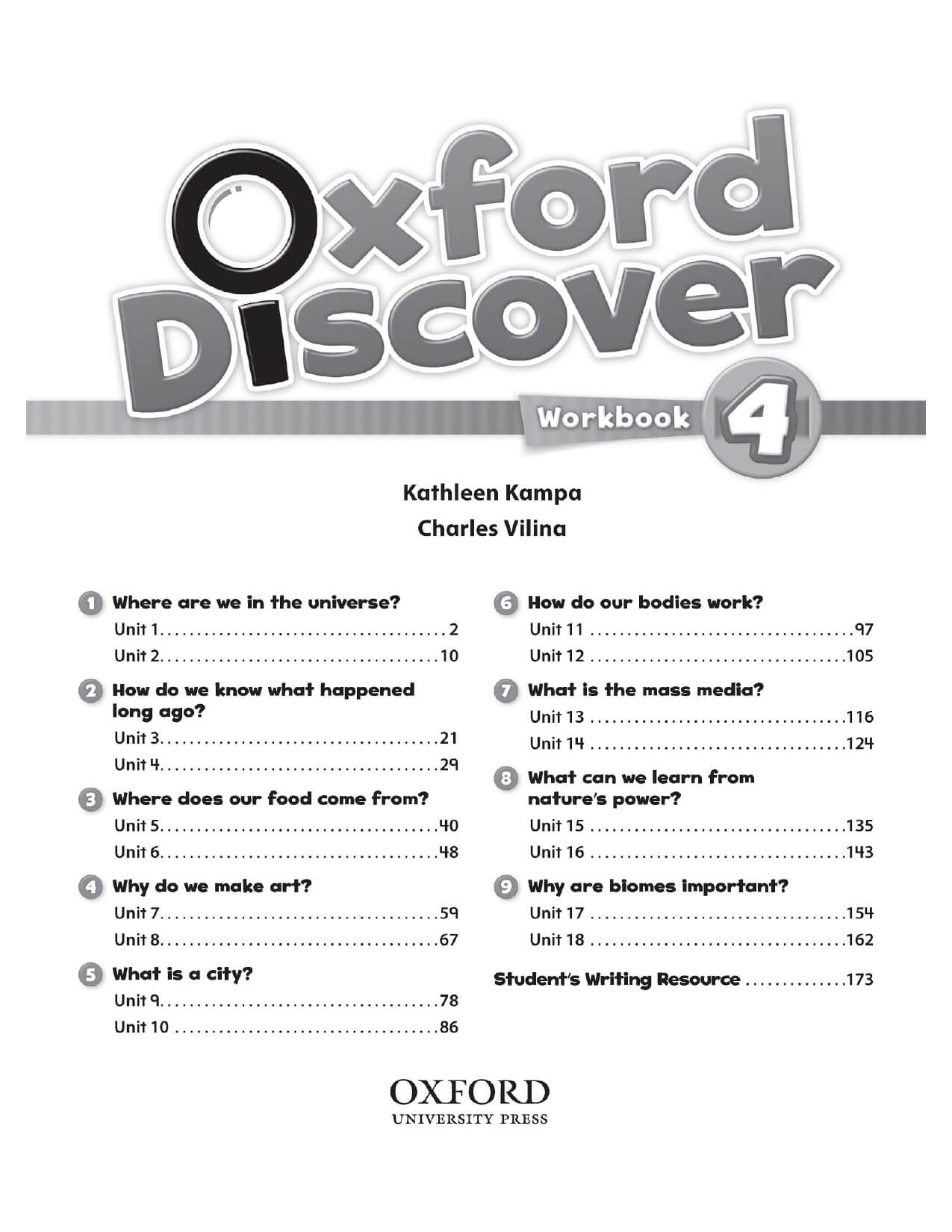 Combo 2 Sách Oxford Discover  Student Book + Work Book Tập 4