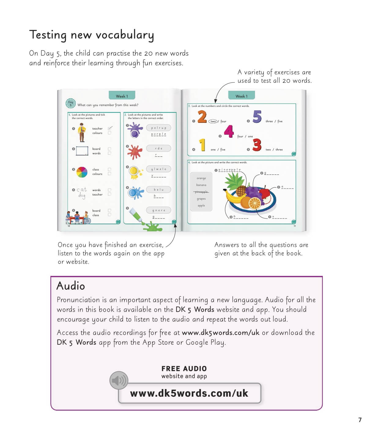 Junior 5 Words A Day