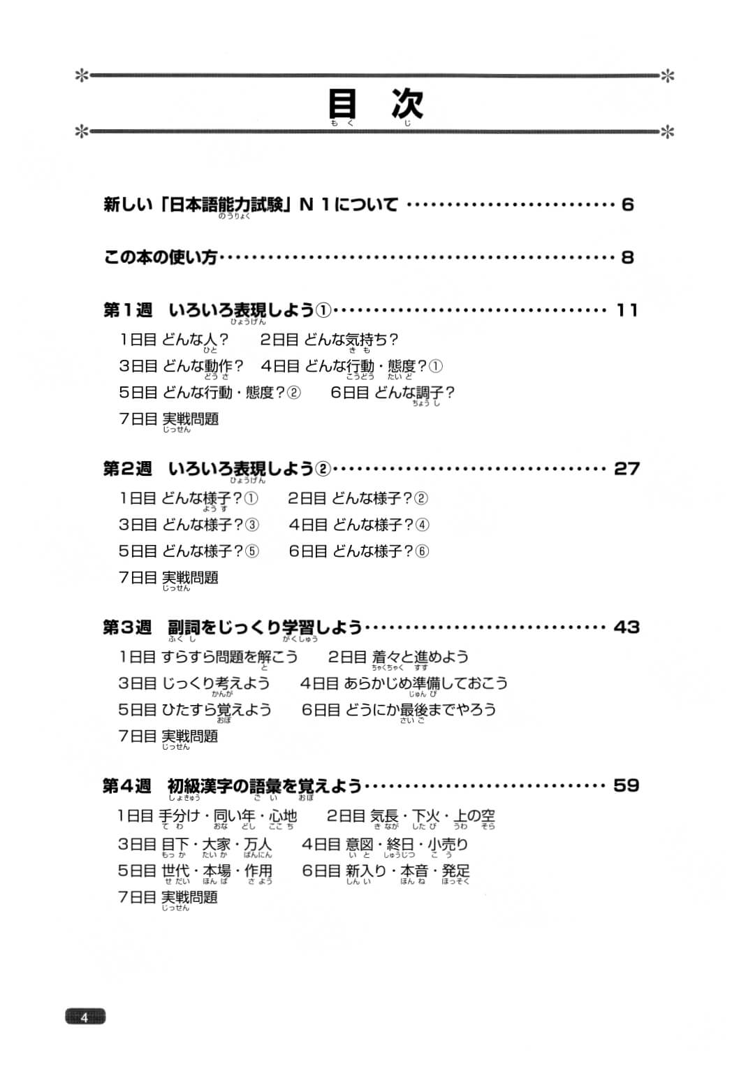 Somatome N1 - Từ vựng