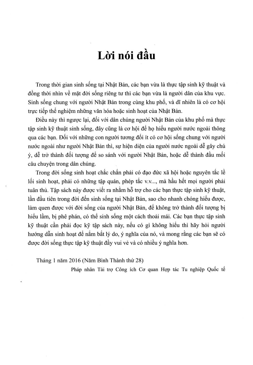 Hướng Dẫn Đời Sống Tại Nhật Bản