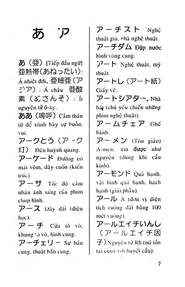 Từ Điển Nhật - Việt