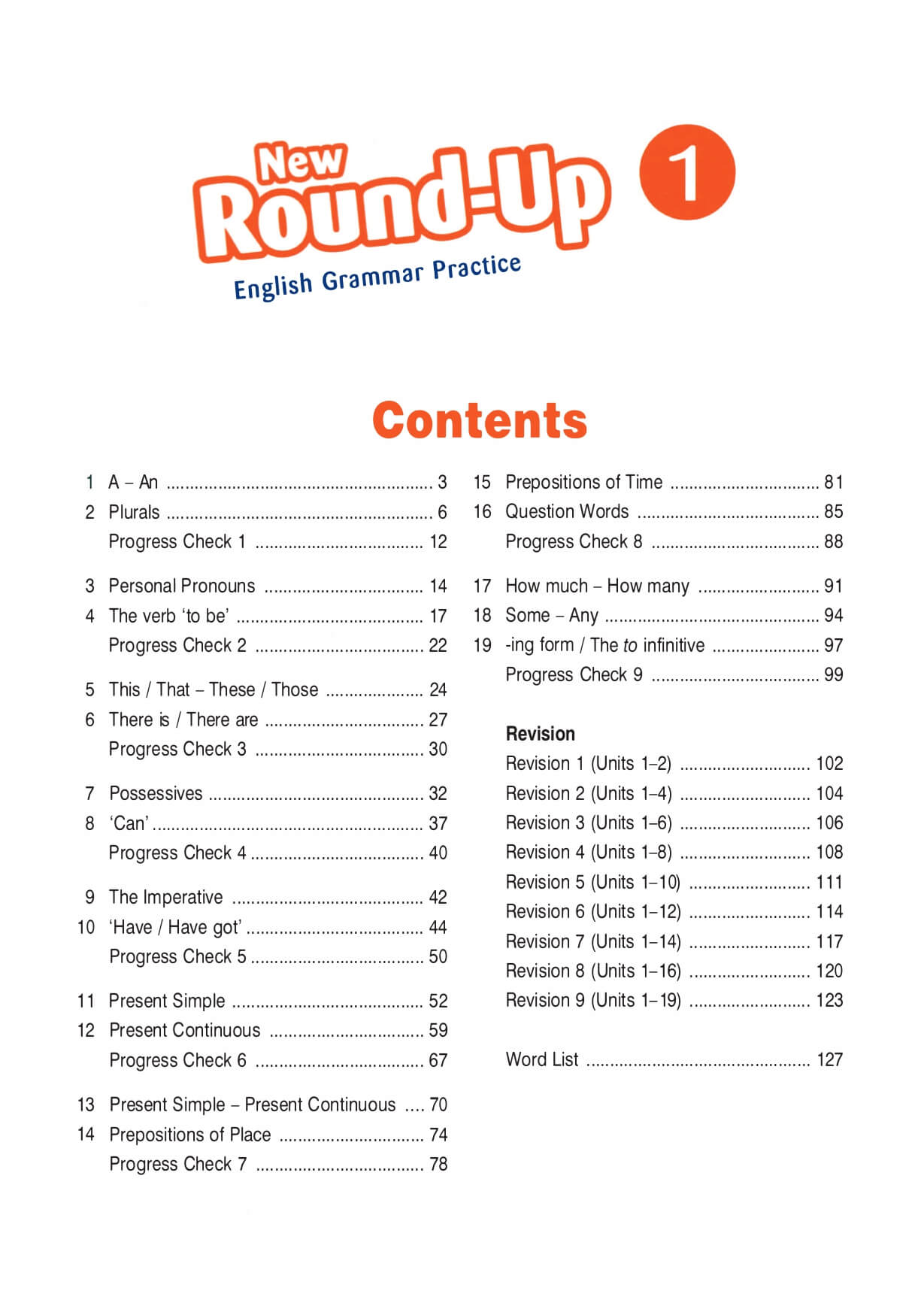 New Round-Up 1 Student Book