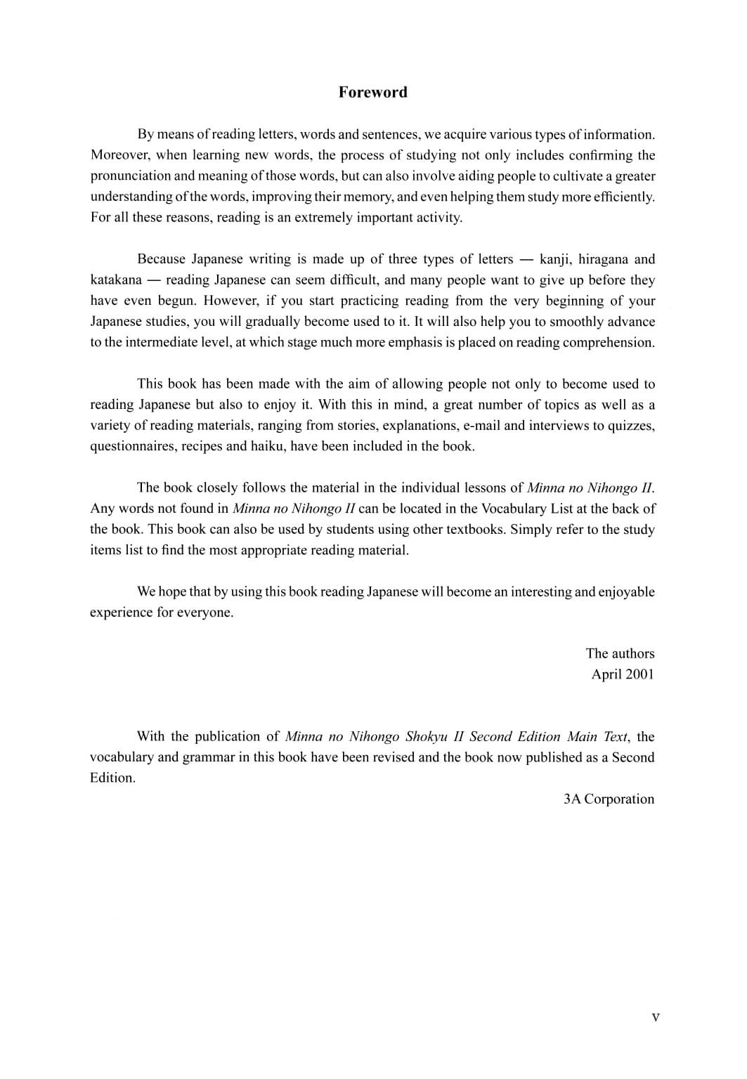 Minna No Nihongo - 25 bài đọc hiểu sơ cấp tập 2 có đáp án (bản mới)