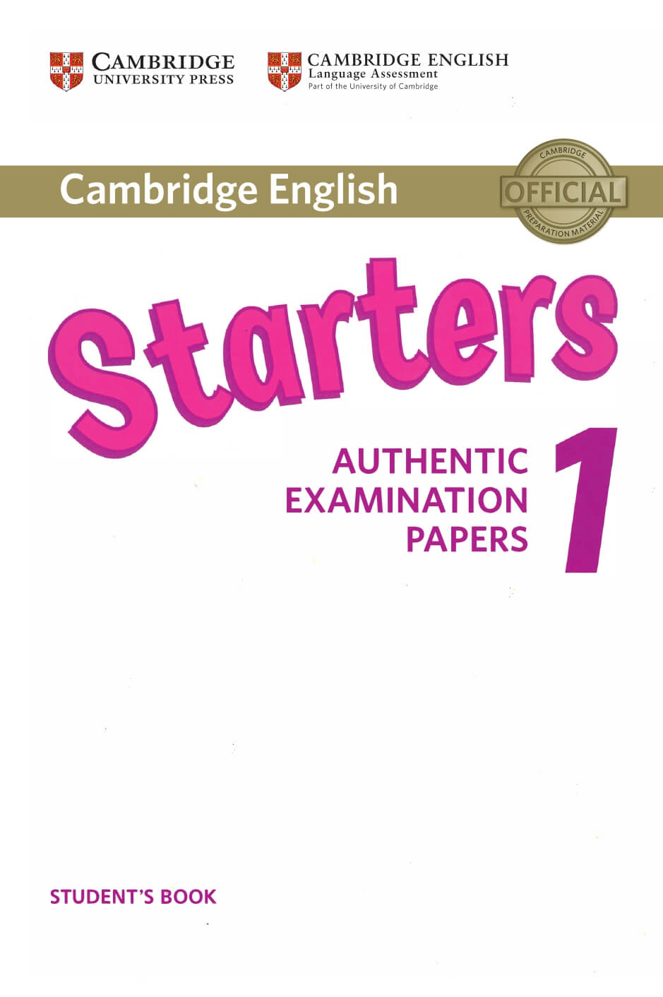 Cambridge English Starters 1-2-3-4 (Gộp 4 cuốn)