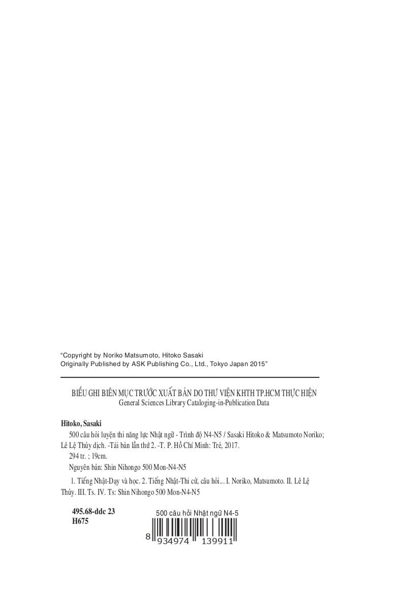 500 Câu Hỏi N4 + N5