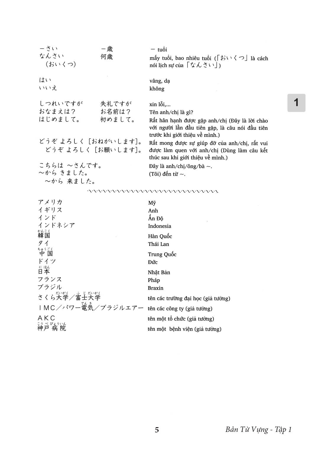 Minna No Nihongo - Bản từ mới dịch tiếng việt tập 1 (bản cũ)