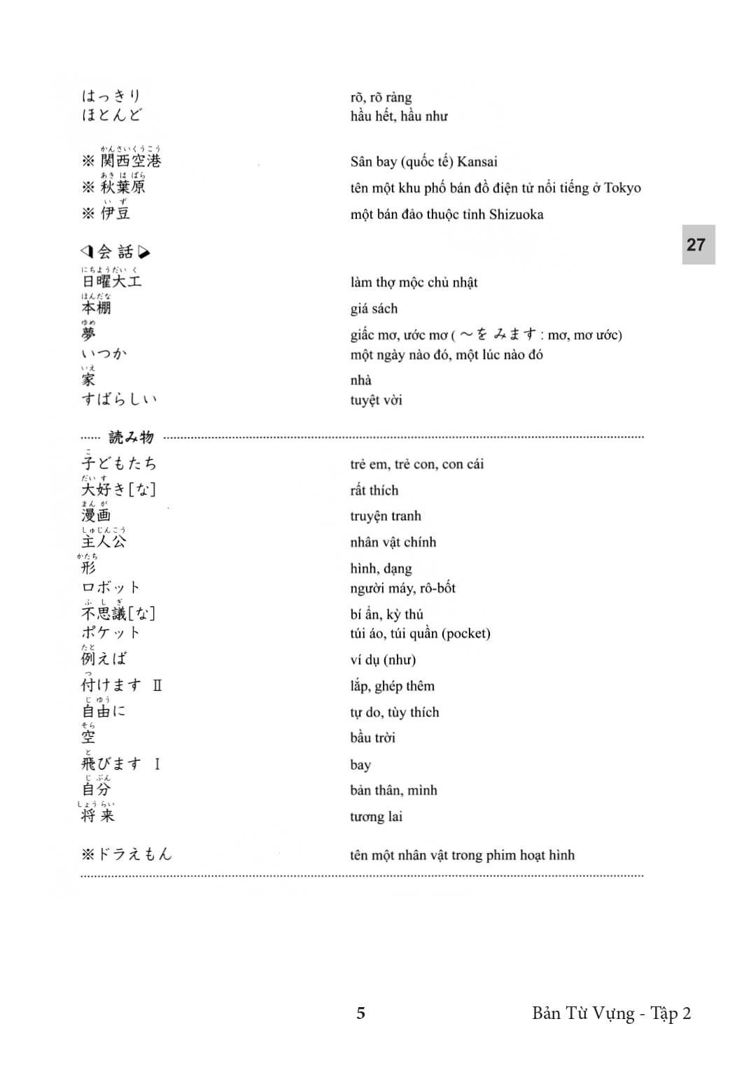 Minna No Nihongo - Bản từ mới dịch tiếng việt tập 2 (bản cũ)