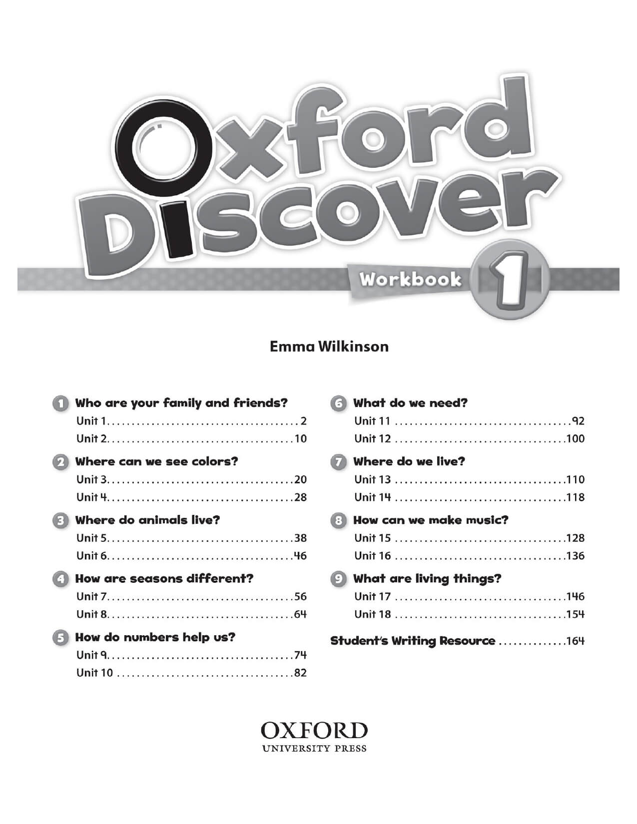 Oxford Discover  Work Book Tập 1