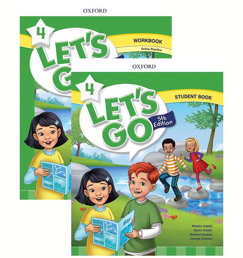 Combo 2 Sách Let's Go 5th Student Book + Work Book Tập 4
